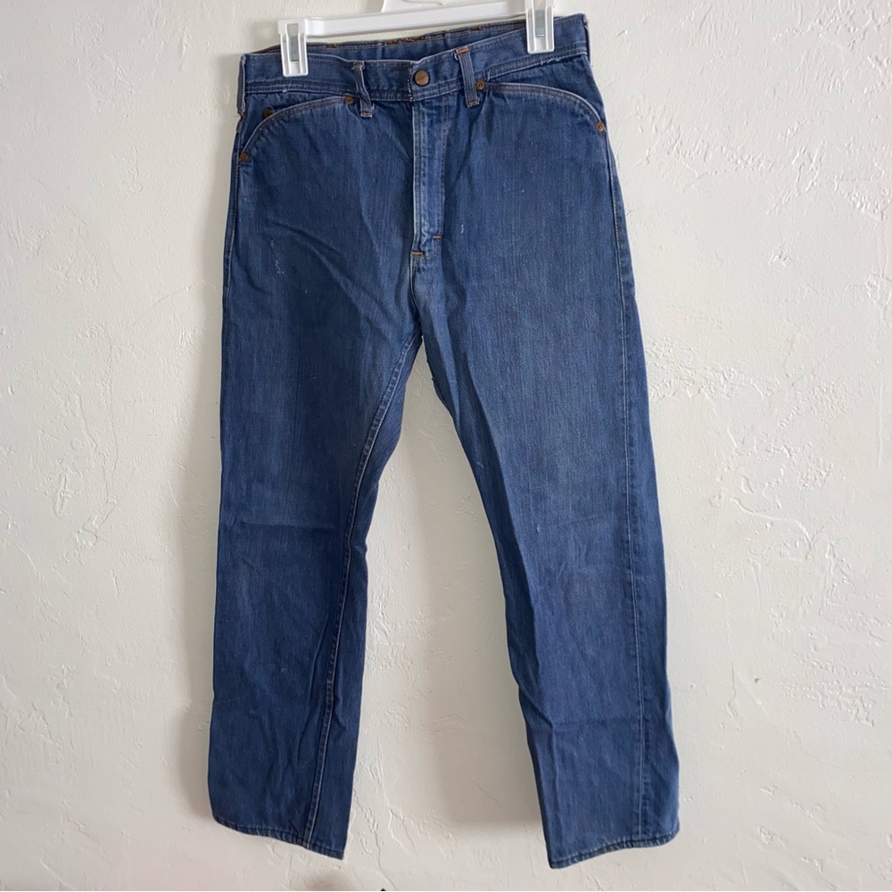 1970s-80’s Roebucks Western Rider Jeans from Sears Straight Leg Waist 31 X 29